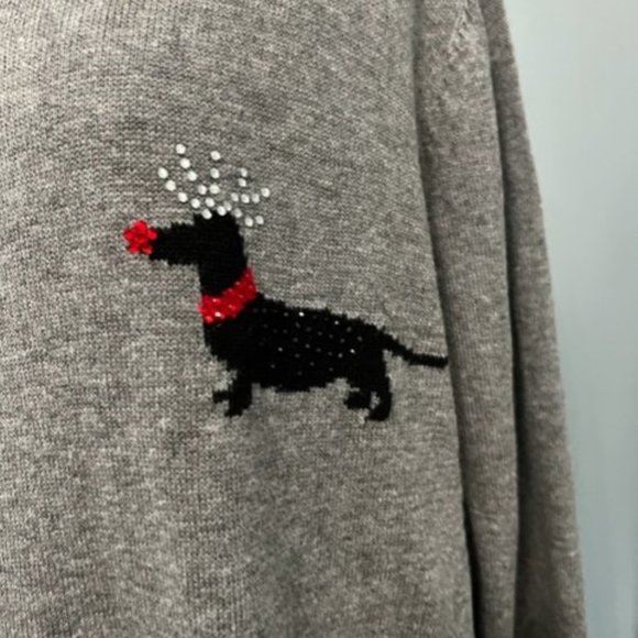 CJ Banks Holiday Puppy Sweater - Picture 5 of 13